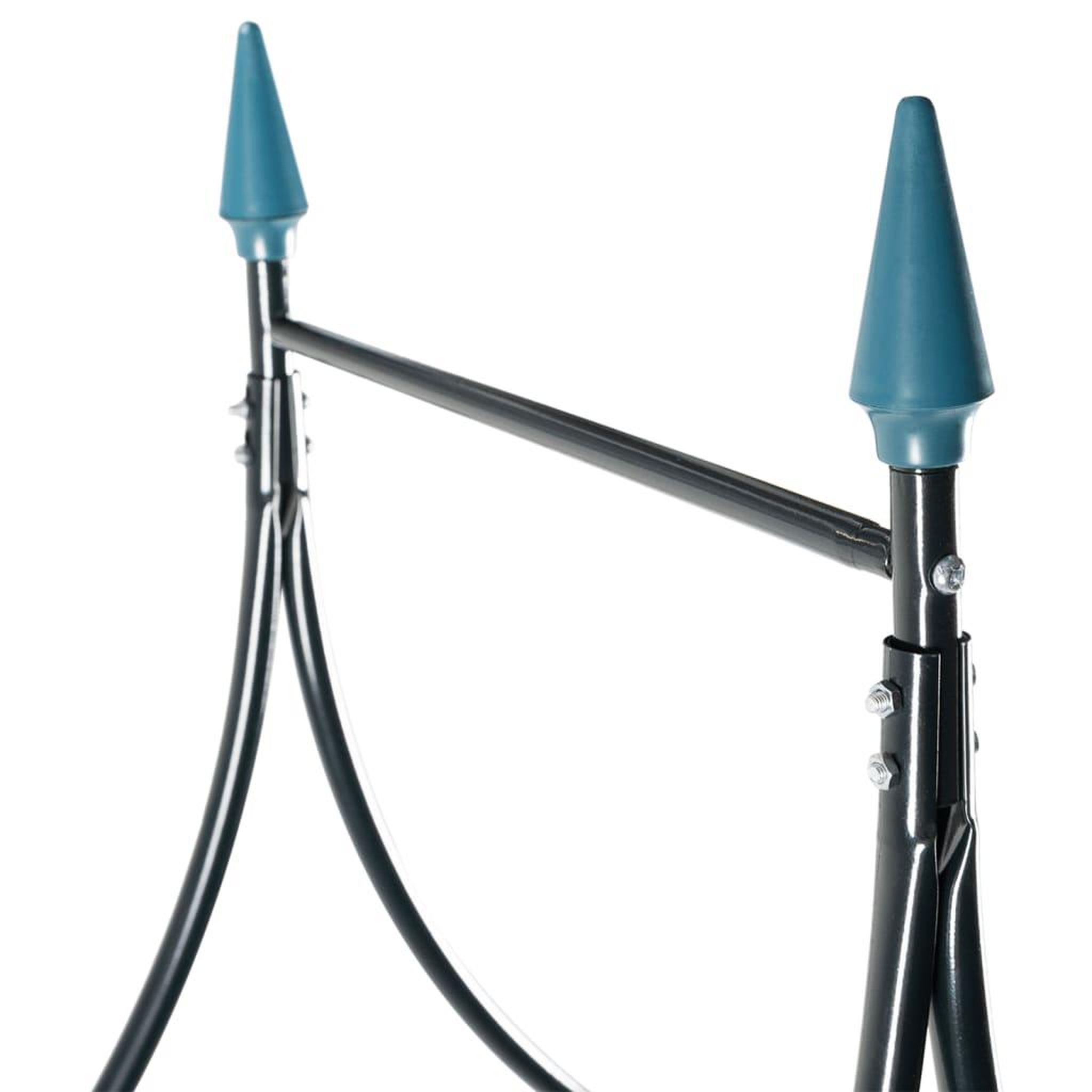Voir la diapositive 4 : VIDAXL Voute de jardin vert fonce 142x37x275 cm fer