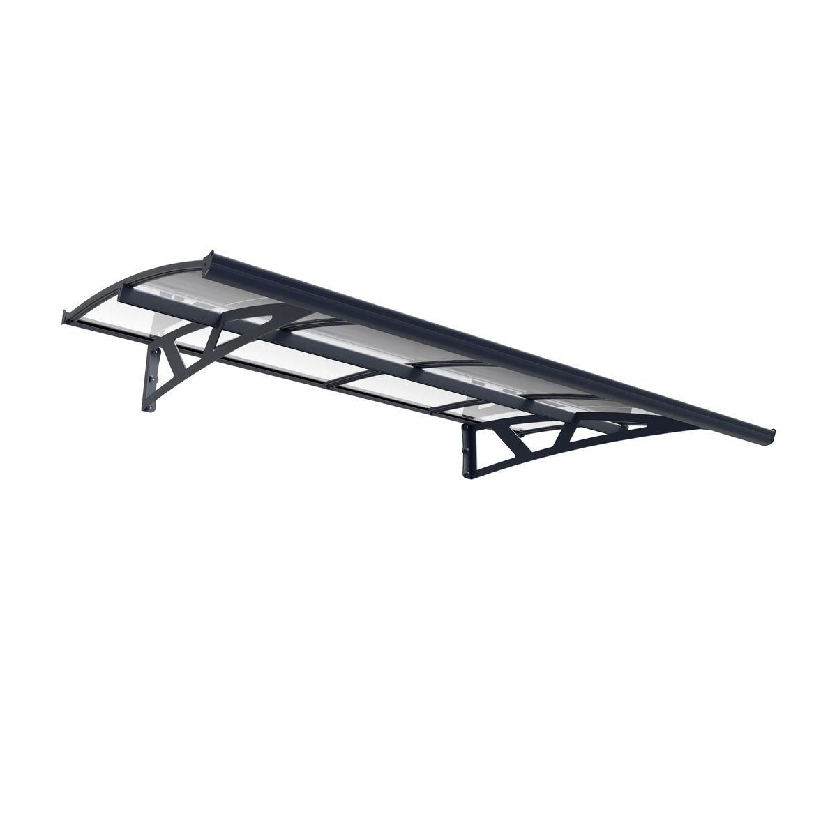 Canopia by PALRAM Marquise - Anthracite - 139x223-5cm - CANOPY AMSTERDAM 2230