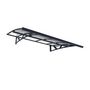 Voir la diapositive 2 : Canopia by PALRAM Marquise - Anthracite - 139x223-5cm - CANOPY AMSTERDAM 2230