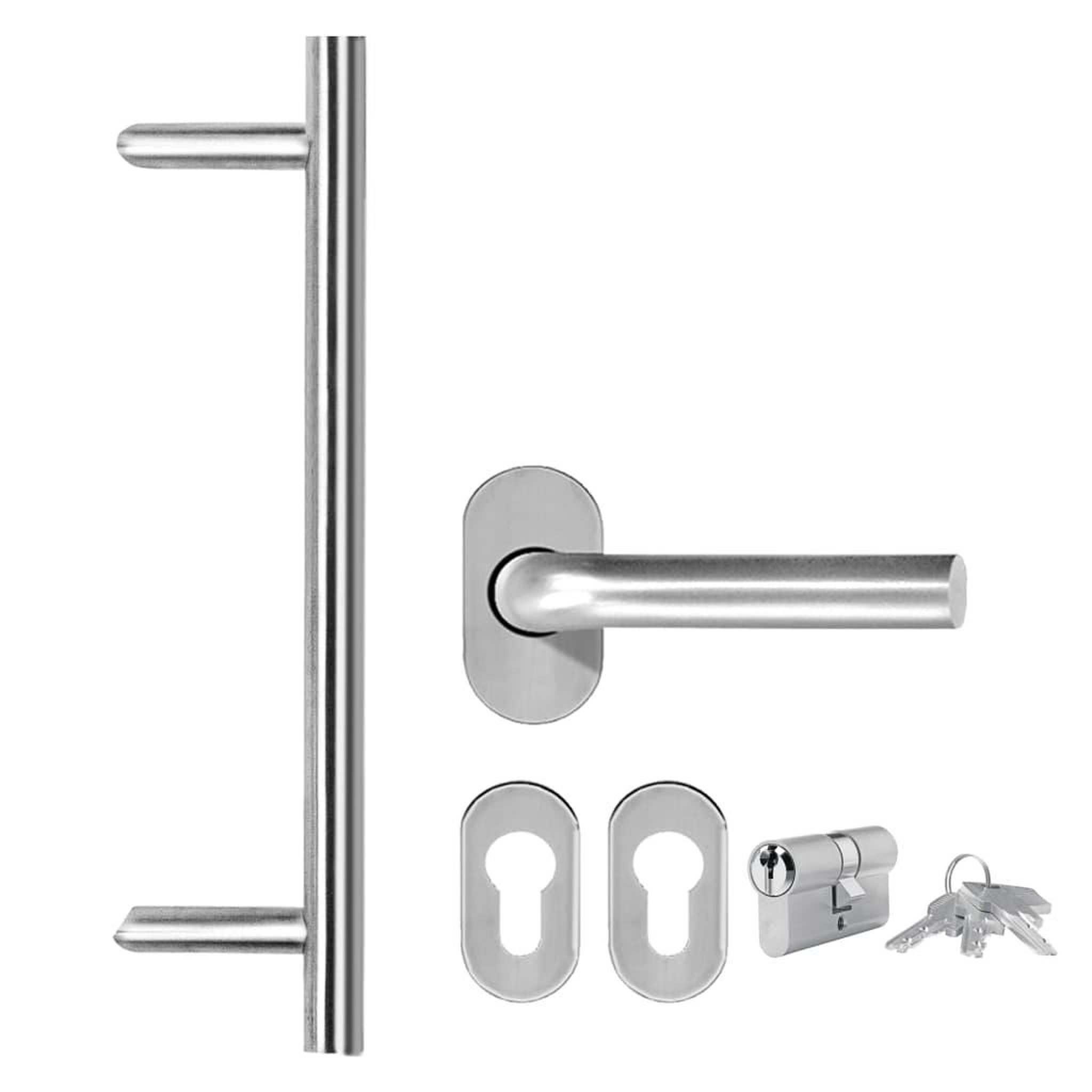 Voir la diapositive 5 : VIDAXL Porte d'entree Aluminium et PVC Anthracite 100x200 cm
