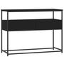 Voir la diapositive 2 : VIDAXL Table console noir 100x40x75 cm bois d'ingenierie