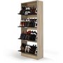 Voir la diapositive 3 : Meuble à chaussures 4 portes L60 cm TOWA