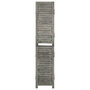 Voir la diapositive 2 : VIDAXL Cloison de separation 6 panneaux Gris 214x166 cm Bois solide