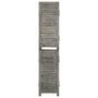 Voir la diapositive 2 : VIDAXL Cloison de separation 6 panneaux Gris 214x166 cm Bois solide
