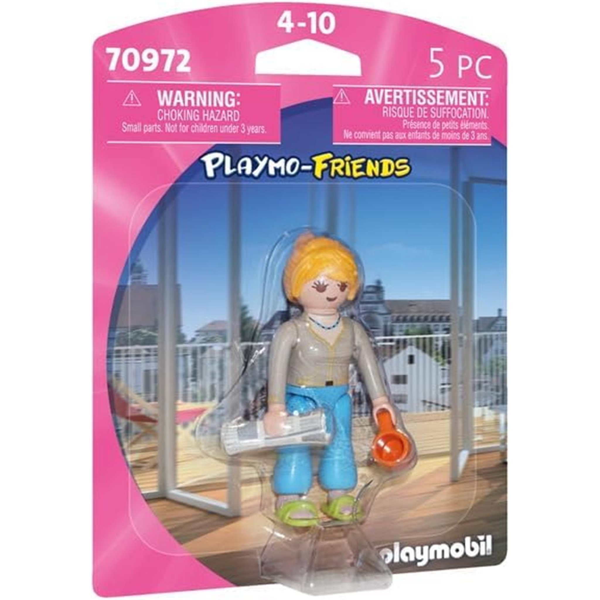 PLAYMOBIL City Life - Jeune femme et journal