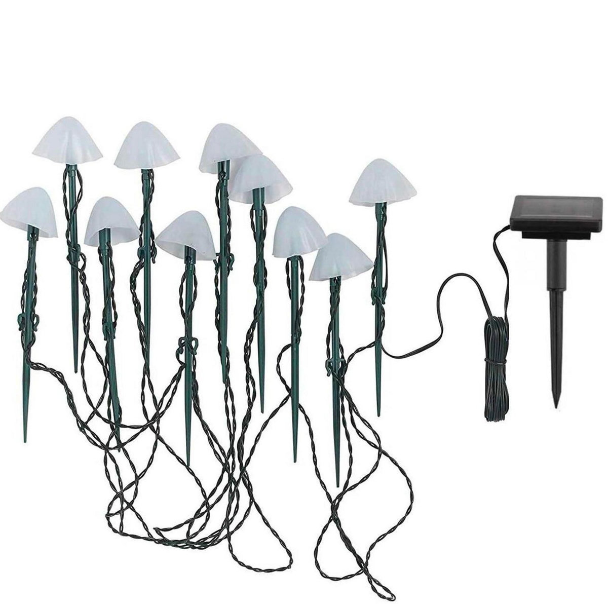 Lumisky Guirlande mini champignons CHAMPY Blanc Plastique 3.8M