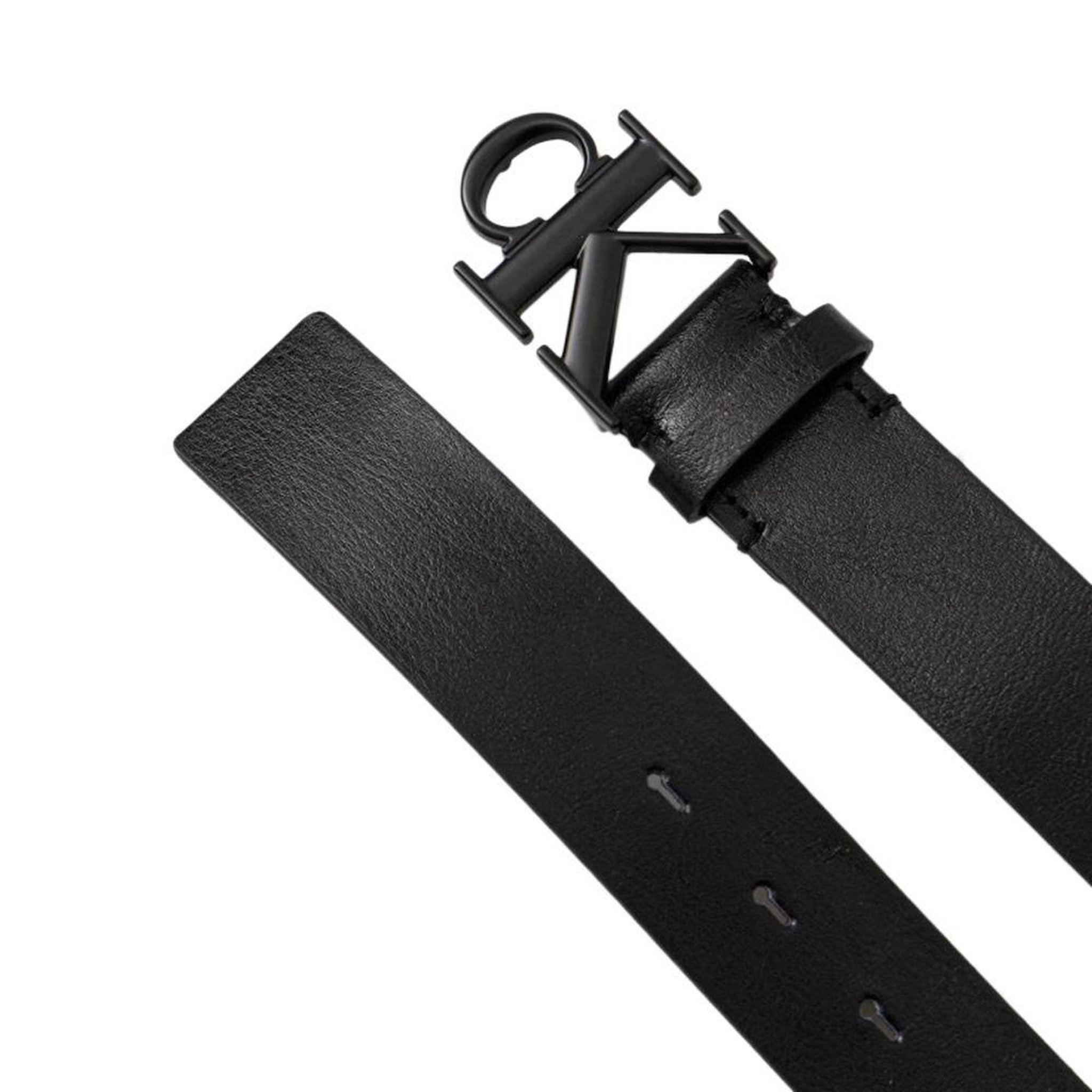 Voir la diapositive 2 : CALVIN KLEIN JEANS Ceinture Noir Homme Calvin Klein Jeans Ck Buckle Tumbled 35