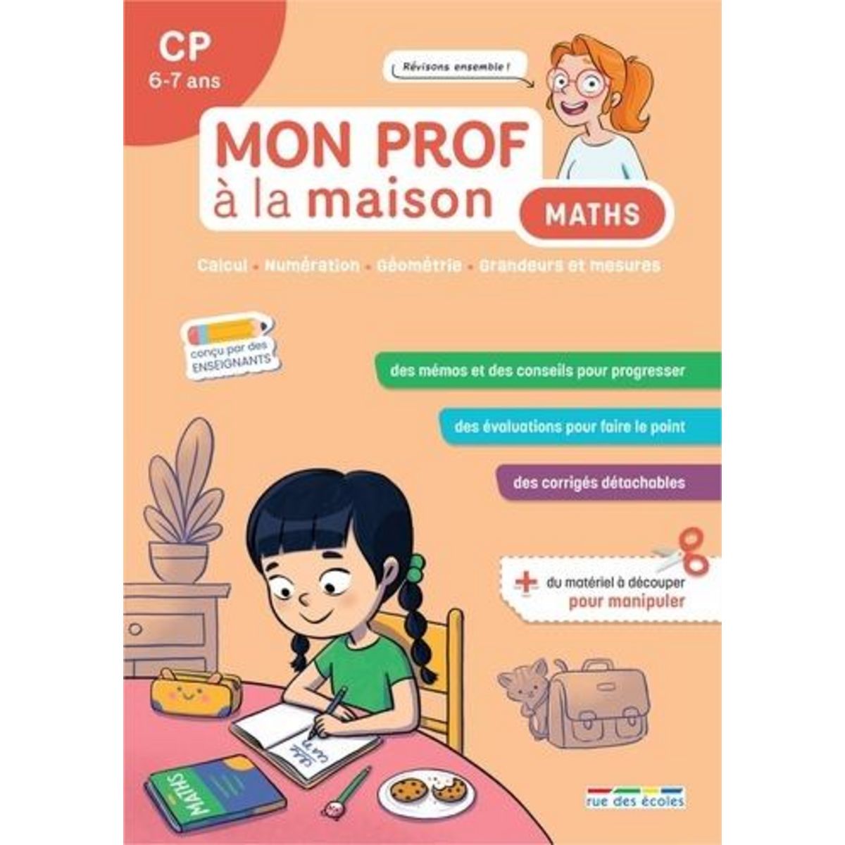 MON PROF A LA MAISON MATHS CP , Mettra Mélanie