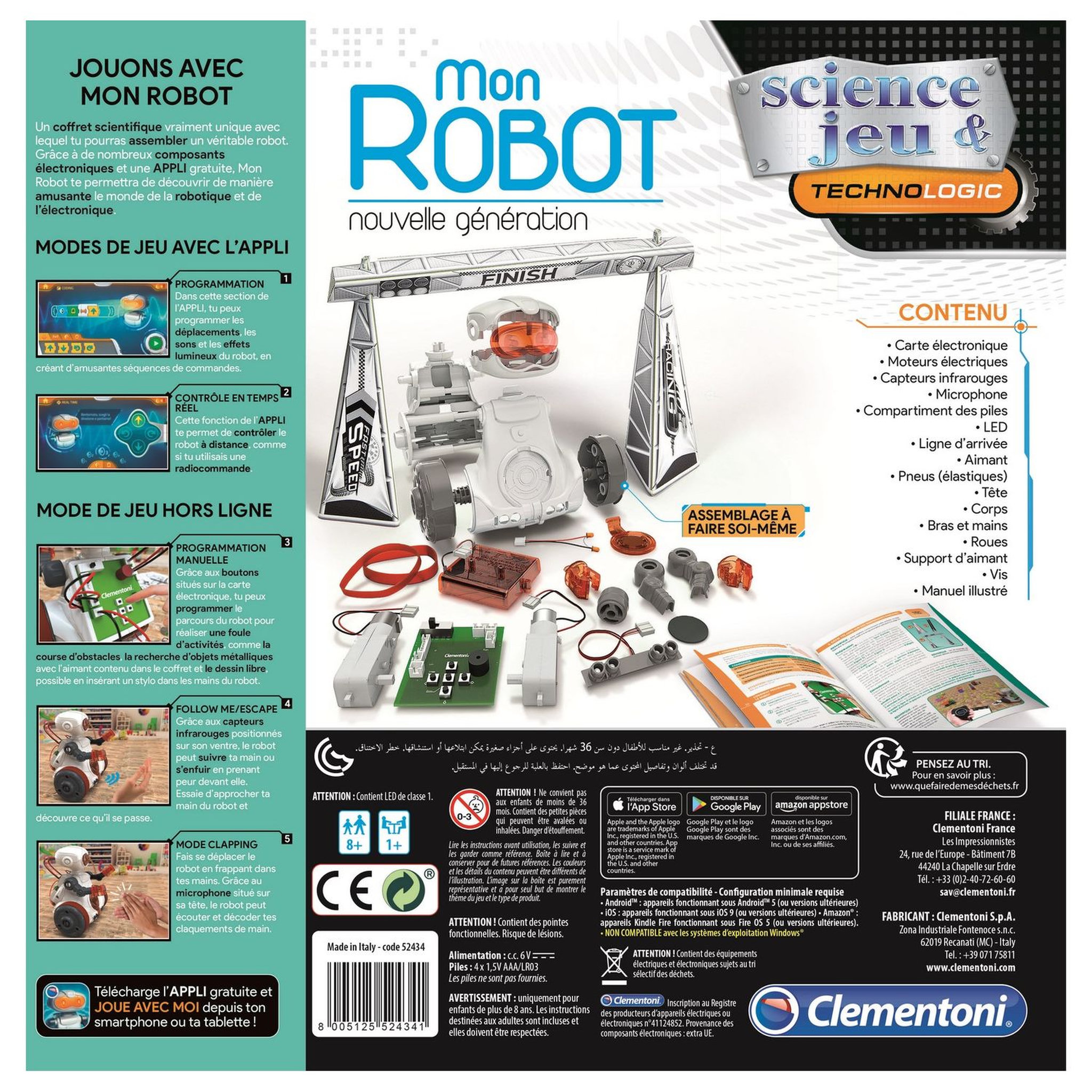 Voir la diapositive 5 : CLEMENTONI Mon robot nouvelle génération