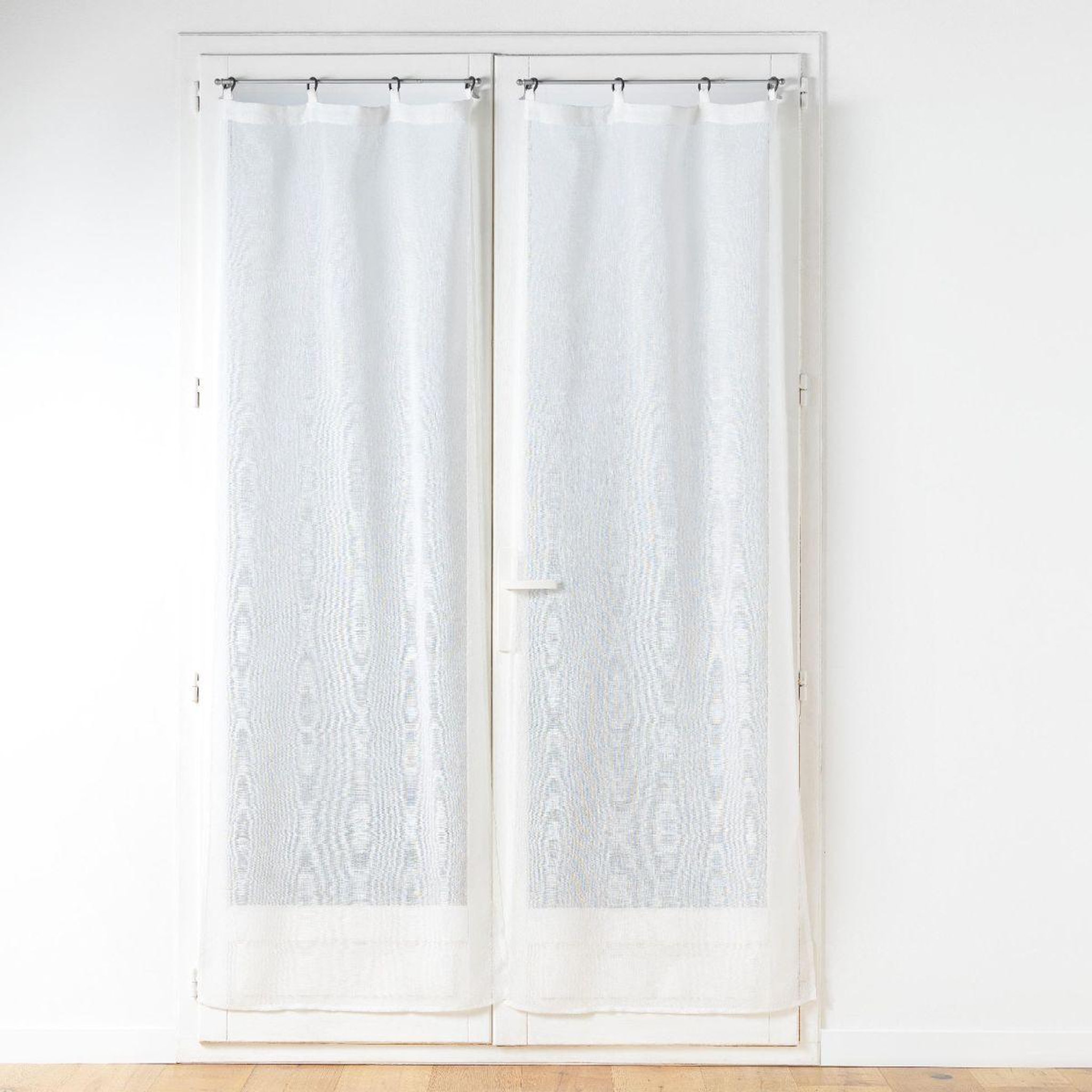 Douceur d'Intérieur Paire de voilages à œillets  davina  70x200cm blanc