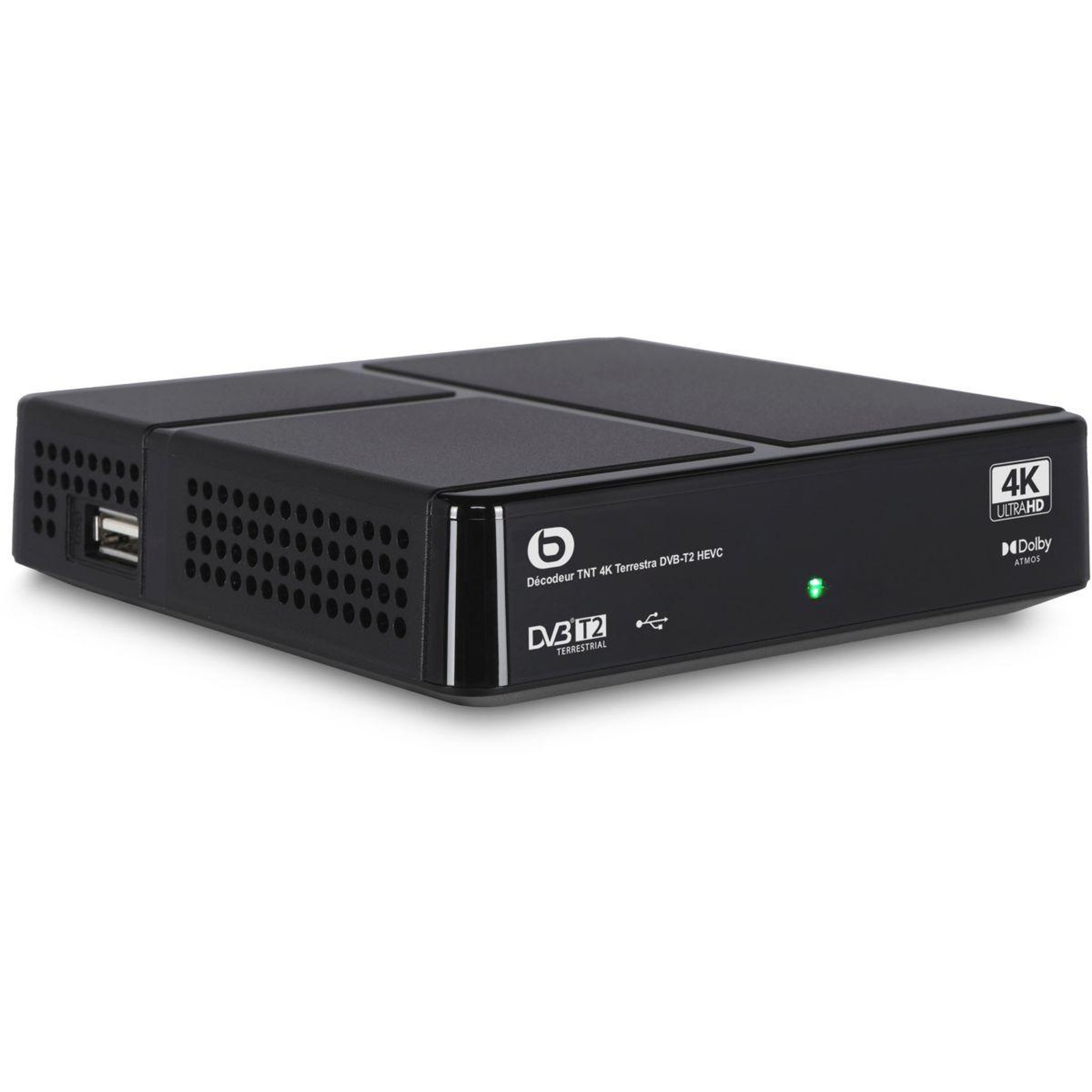 ESSENTIEL B Décodeur TNT TNT 4K Terrestra DVB-T2 HEVC