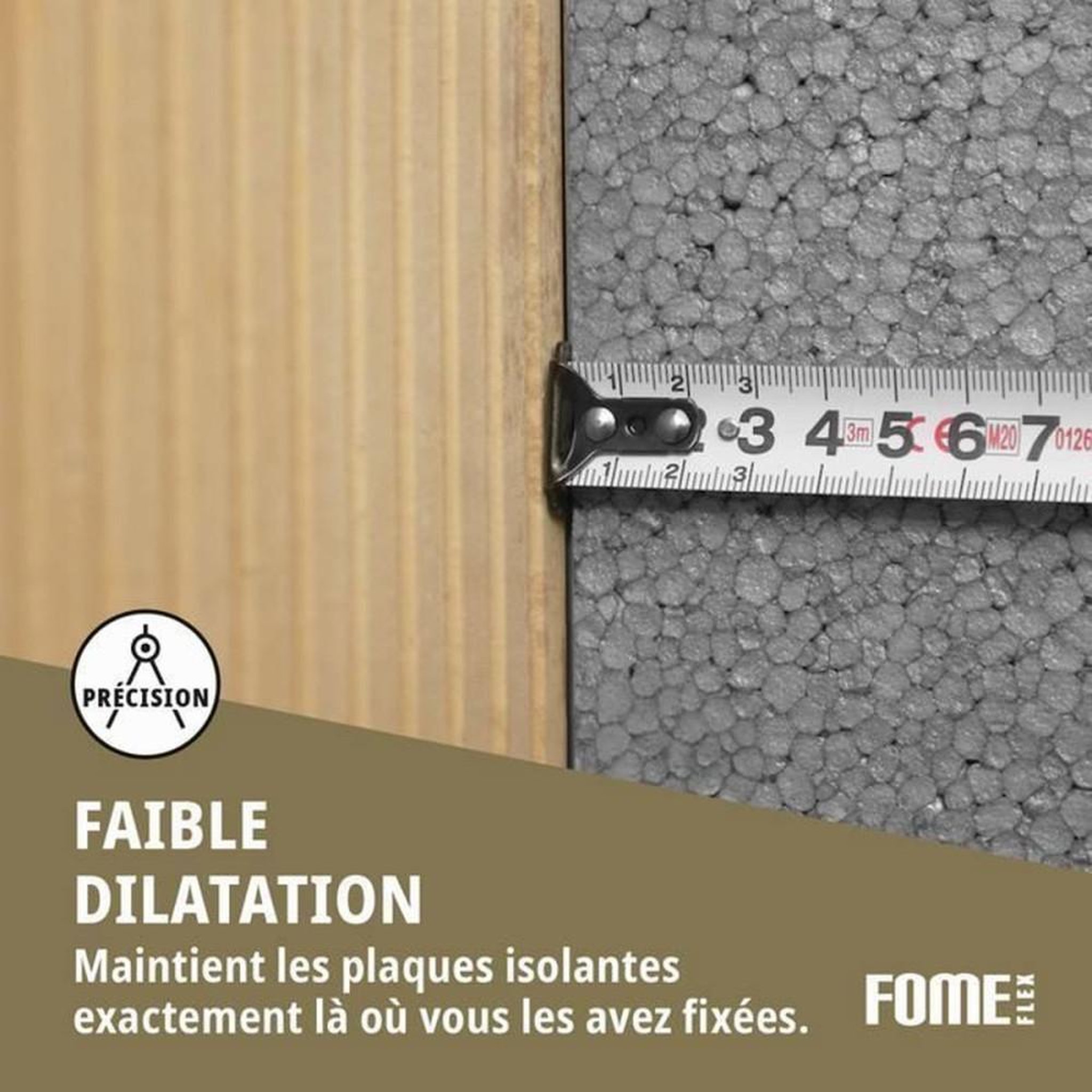 Voir la diapositive 6 : Mousse polyuréthane adhésive FOME FLEX Fast Fix 60 secondes en aérosol 850 ml, faible expansion