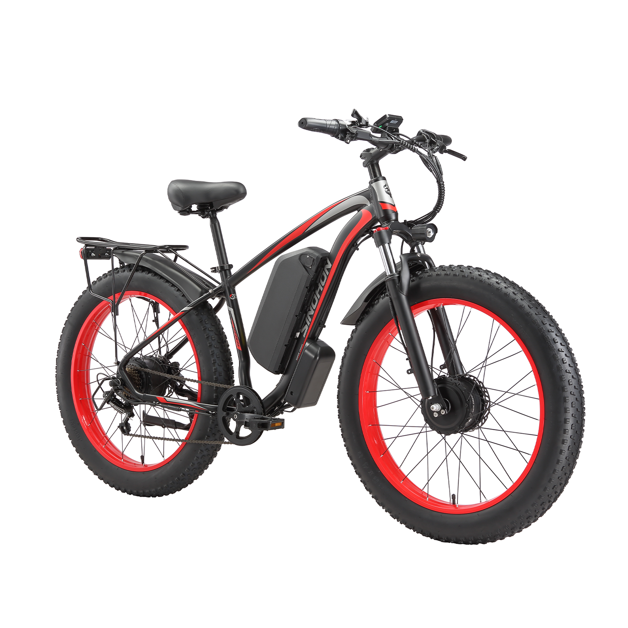 Voir la diapositive 3 : SINOHON Vélo électrique double moteur sinohon x26