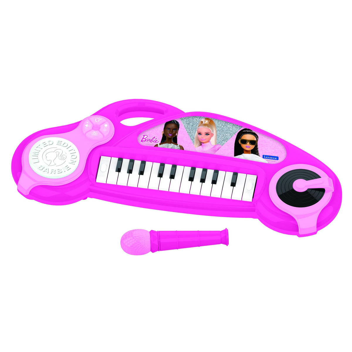 Lexibook Piano électronique Barbie avec effets lumineux et microphone