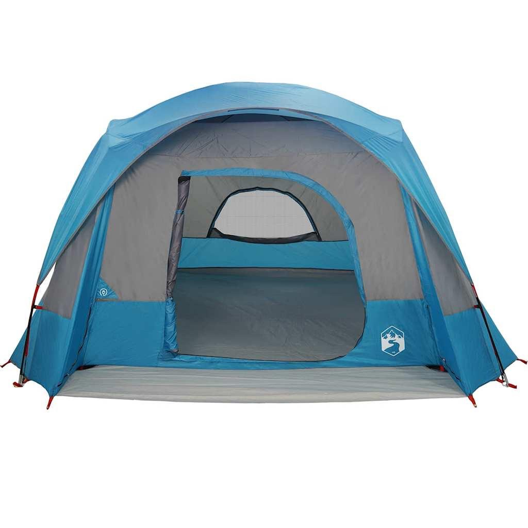 Voir la diapositive 5 : VIDAXL Tente de cabine familiale 6 personnes bleu impermeable