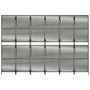 Voir la diapositive 5 : VIDAXL Cloison de separation 6 panneaux gris resine tressee
