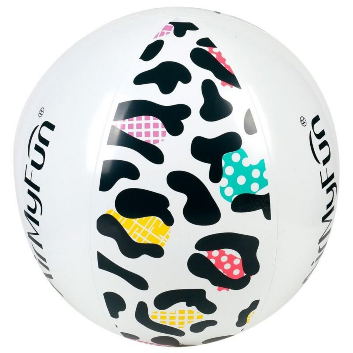 AIRMYFUN Ballon Gonflable ø28 cm pour Piscine & Plage, Accessoire d'Eau - Design Léopard