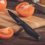 Voir la diapositive 4 : NIROSTA Couteau de cuisine cranté Nirosta Black Edition