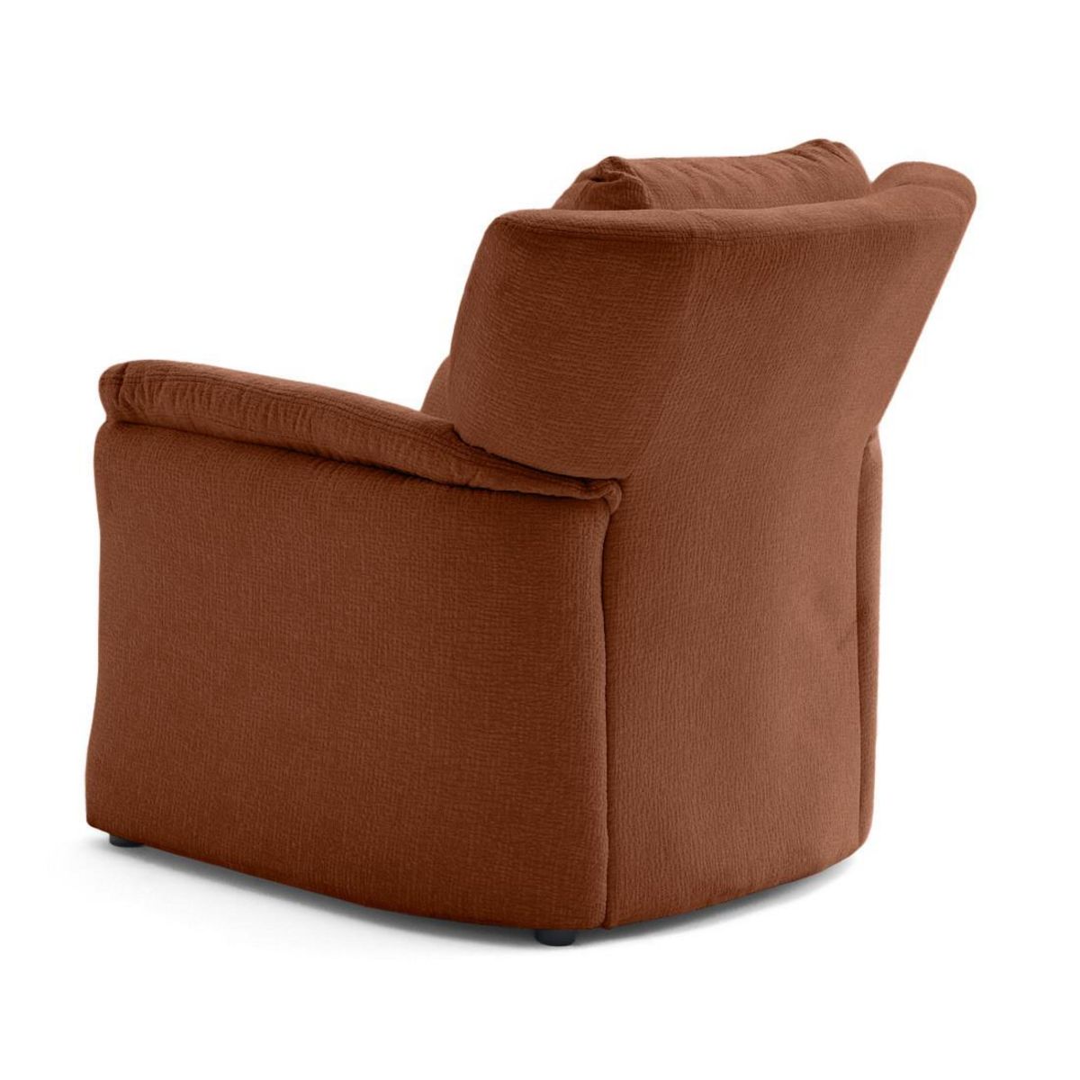 LISA DESIGN Bastille - fauteuil en tissu velours relief