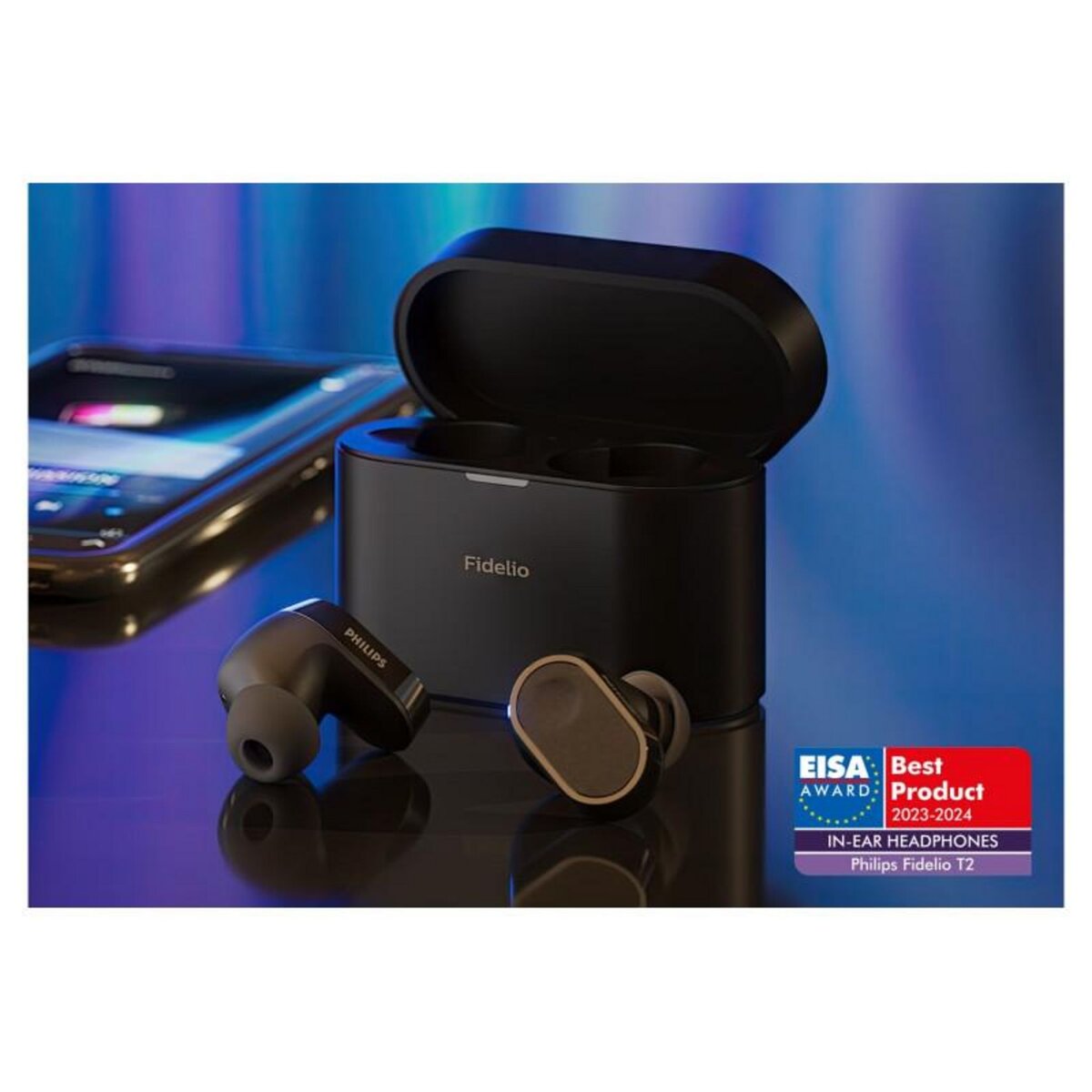 Philips Ecouteurs sport Fidelio T2 Noir