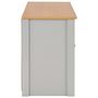 Voir la diapositive 5 : VIDAXL Meuble TV Gris 120x39x58 cm