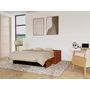 Voir la diapositive 2 : BEST MOBILIER Julia - canapé 3 places convertible express couchage quotidien 140 cm matelas 18 cm en tissu