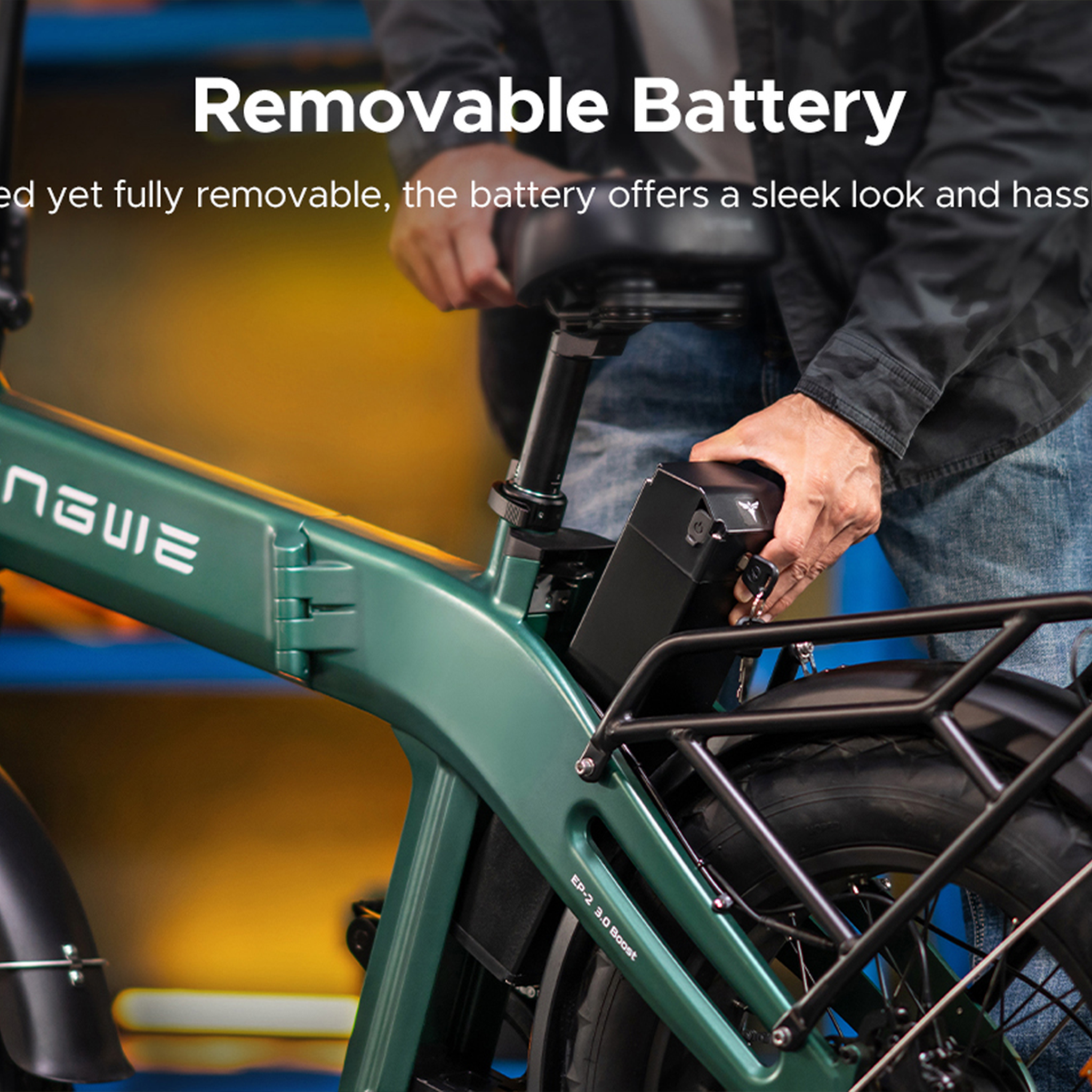Voir la diapositive 5 : ENGWE Vélo électrique pliable ENGWE EP-2 3.0 Boost, 250 W
