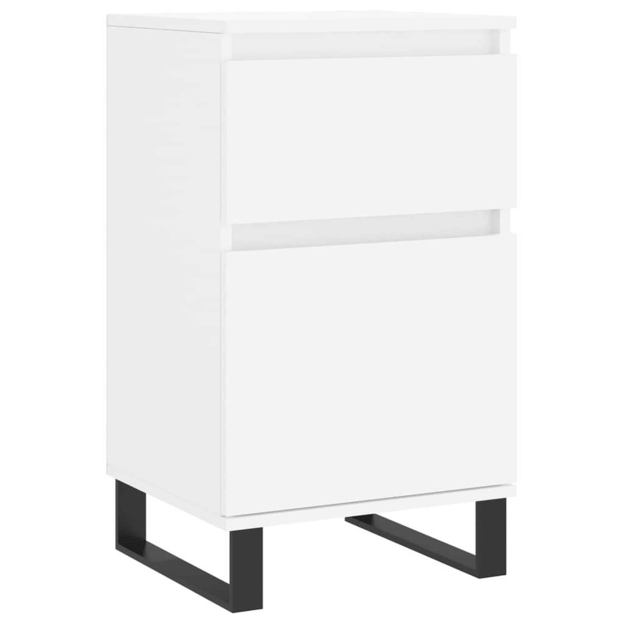 Voir la diapositive 2 : VIDAXL Buffet blanc 40x35x70 cm bois d'ingenierie