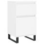 Voir la diapositive 2 : VIDAXL Buffet blanc 40x35x70 cm bois d'ingenierie