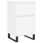 Voir la diapositive 2 : VIDAXL Buffet blanc 40x35x70 cm bois d'ingenierie