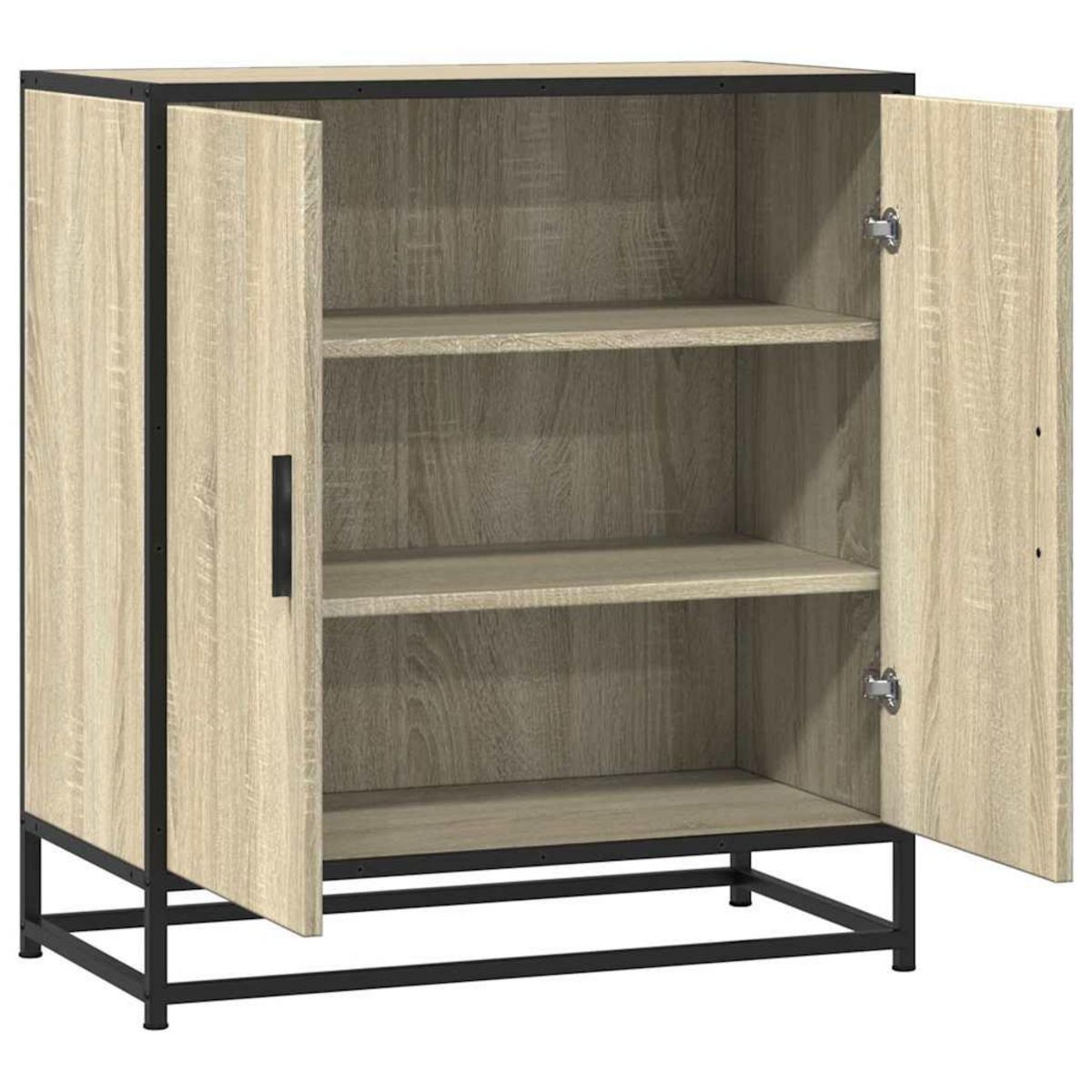 VIDAXL Buffet chene sonoma 68x35x76 cm bois d'ingenierie et metal