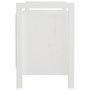 Voir la diapositive 5 : VIDAXL Banc d'entree Blanc 80x40x60 cm Bois de pin massif