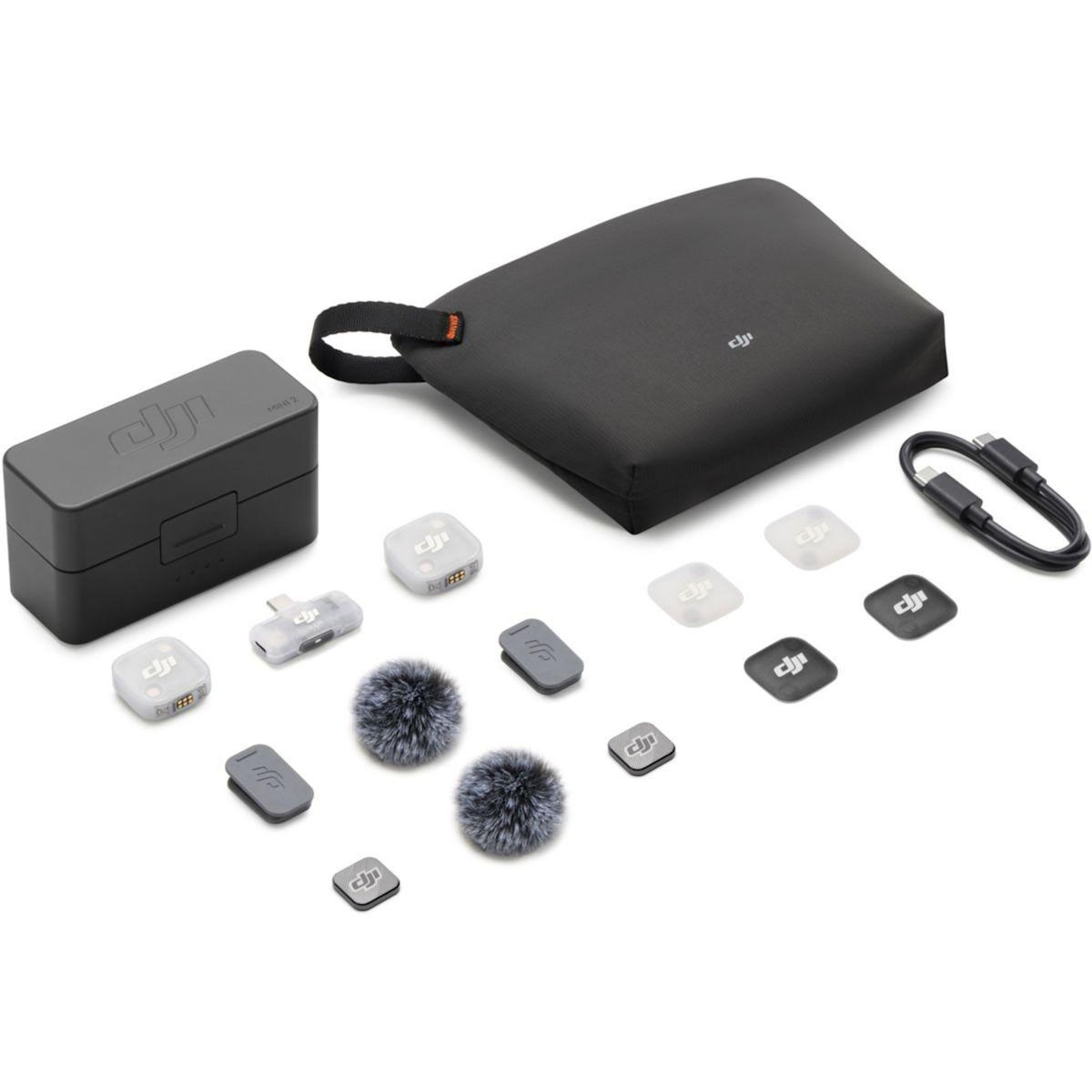 DJI Micro Mic Mini 2 (2 TX+1 Mobile RX+Chargeur)