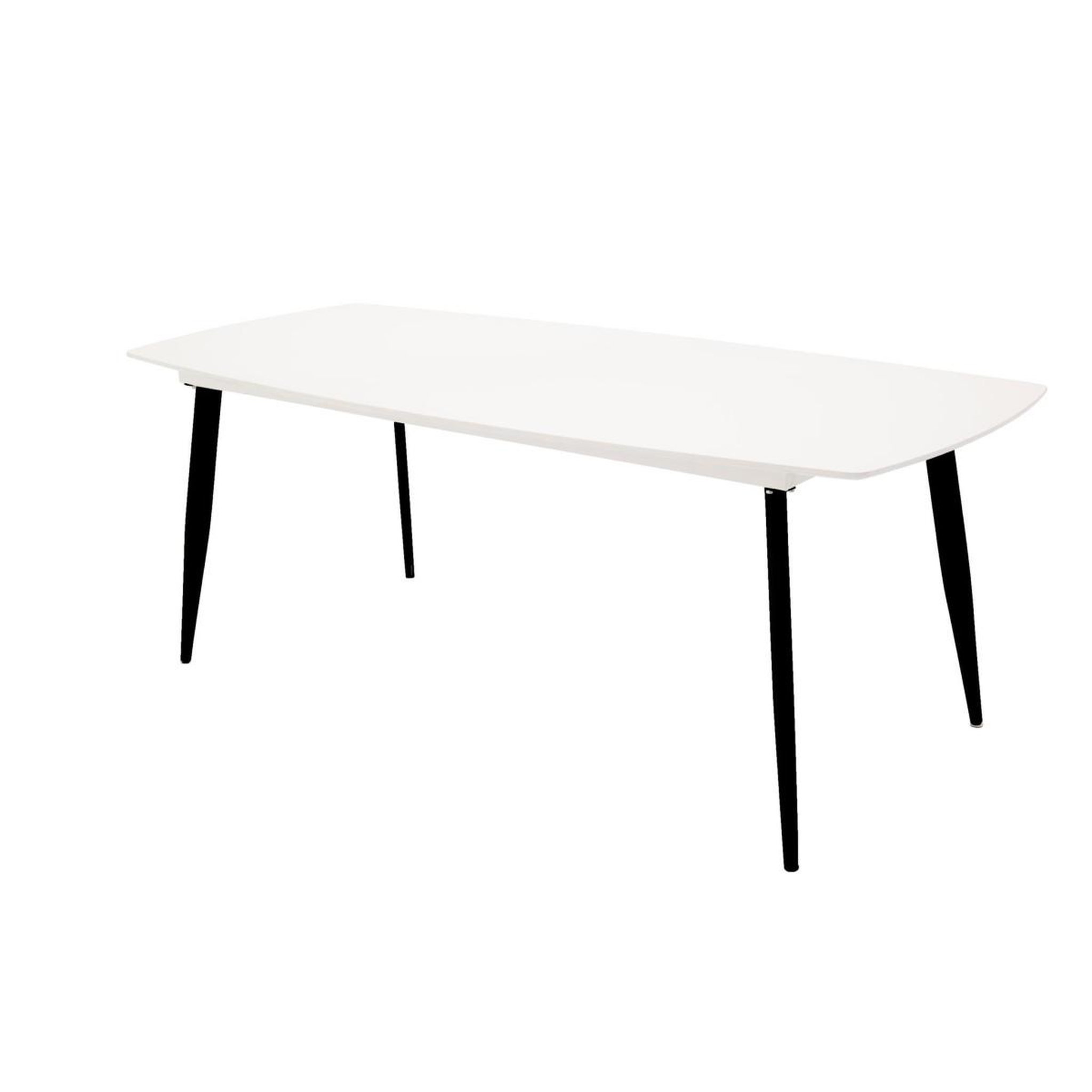 Voir la diapositive 3 : Paris Prix Table à manger  polar  240cm blanc & noir
