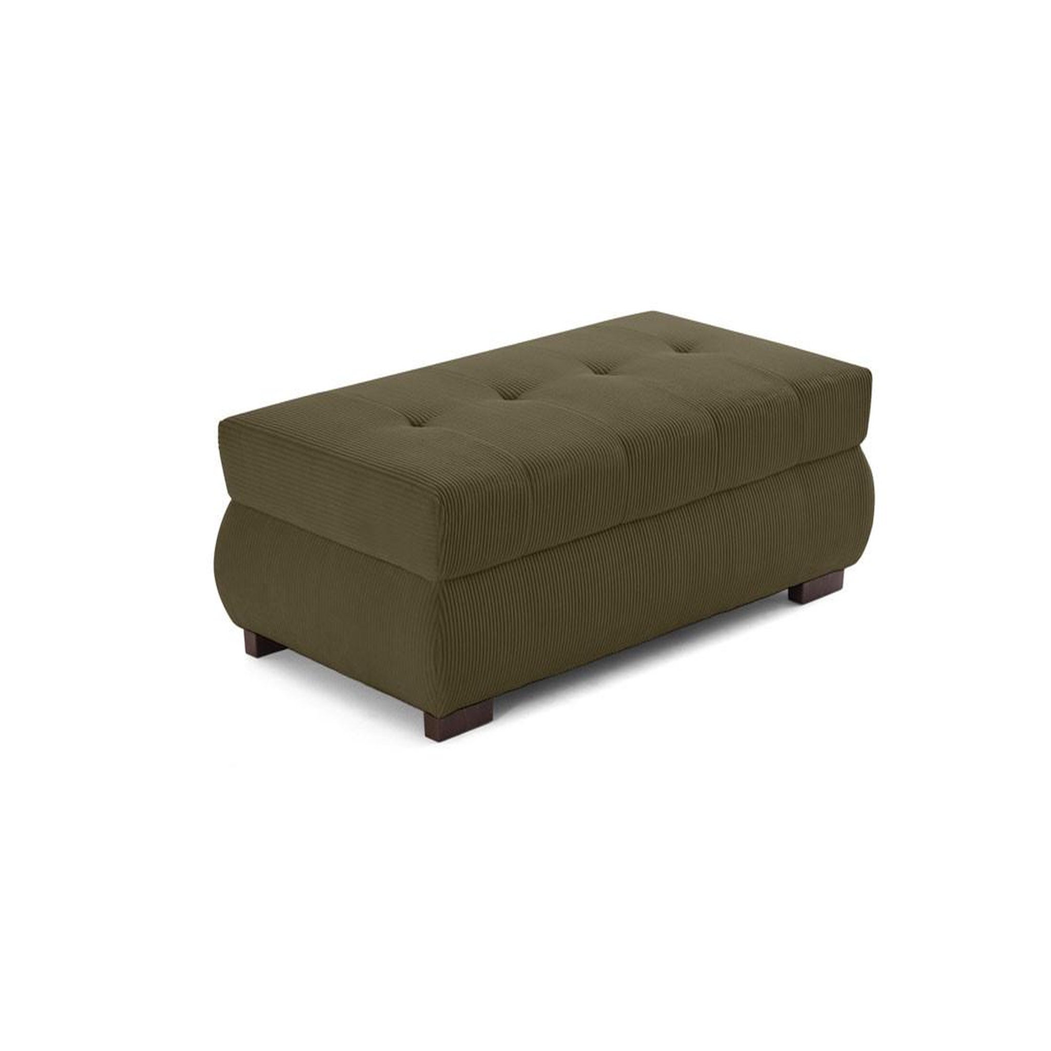 Voir la diapositive 1 : LISA DESIGN Vermont - pouf d'appoint - en velours côtelé