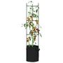 Voir la diapositive 1 : VIDAXL Cages a tomates avec sacs a plantes 8 pcs 154 cm acier et PP