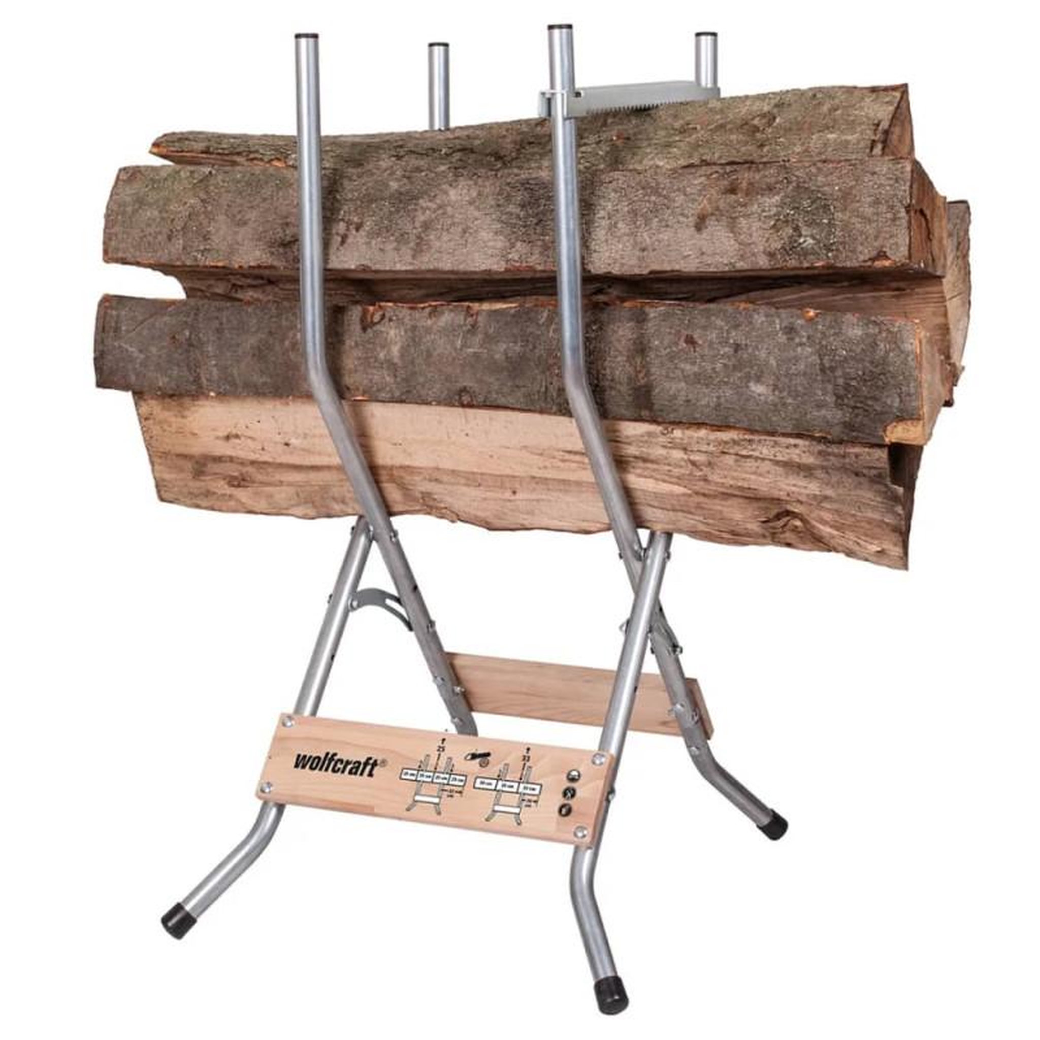 Voir la diapositive 2 : WOLFCRAFT wolfcraft Chevalet à bûches SB 60 100 kg 5119000