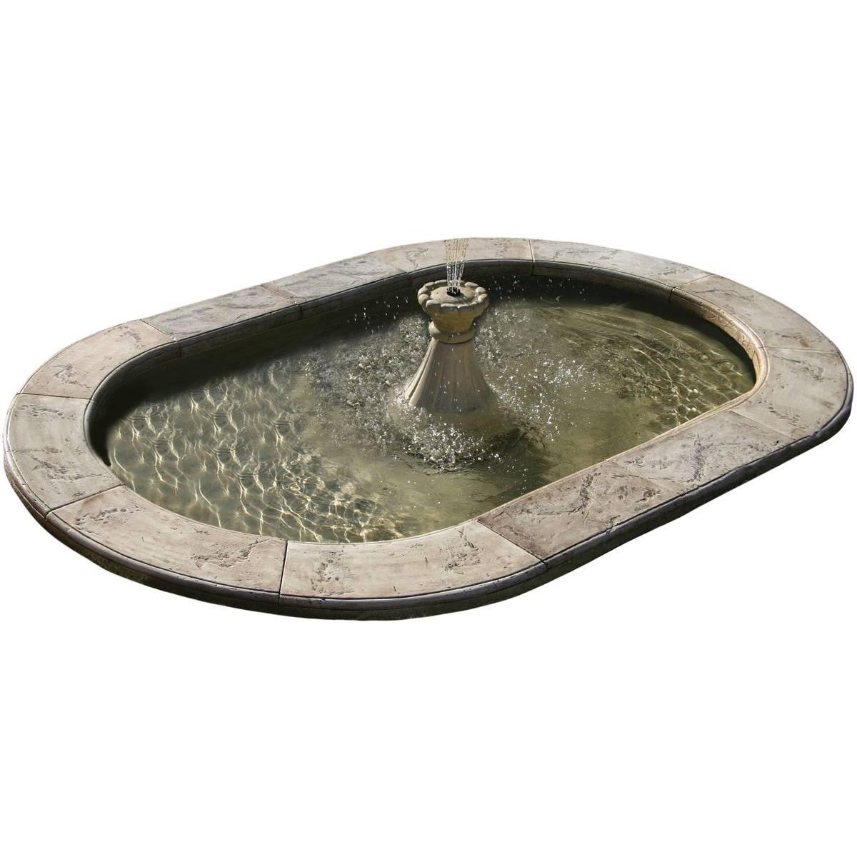 Habitat et Jardin Bassin ovale  Roman  - 270 x 170 cm