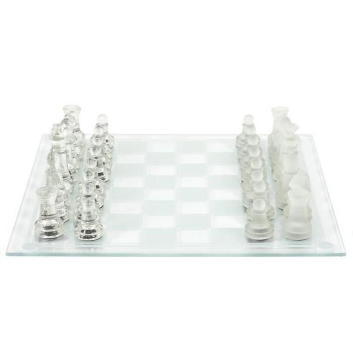 Paris Prix Jeu d'Echecs  Verre  25cm Transparent