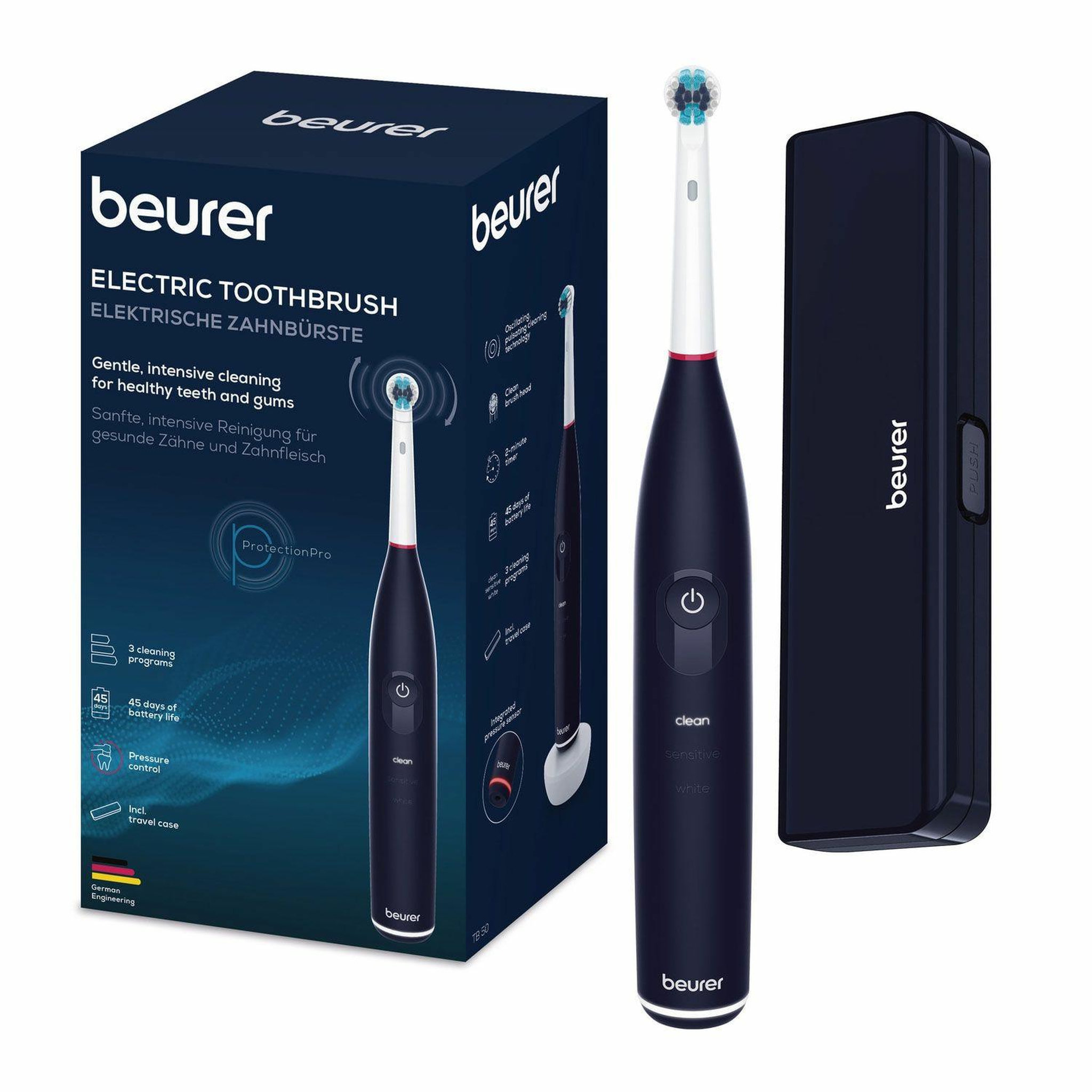 Beurer Beurer tb 50 adulte brosse à dents oscillante bleu