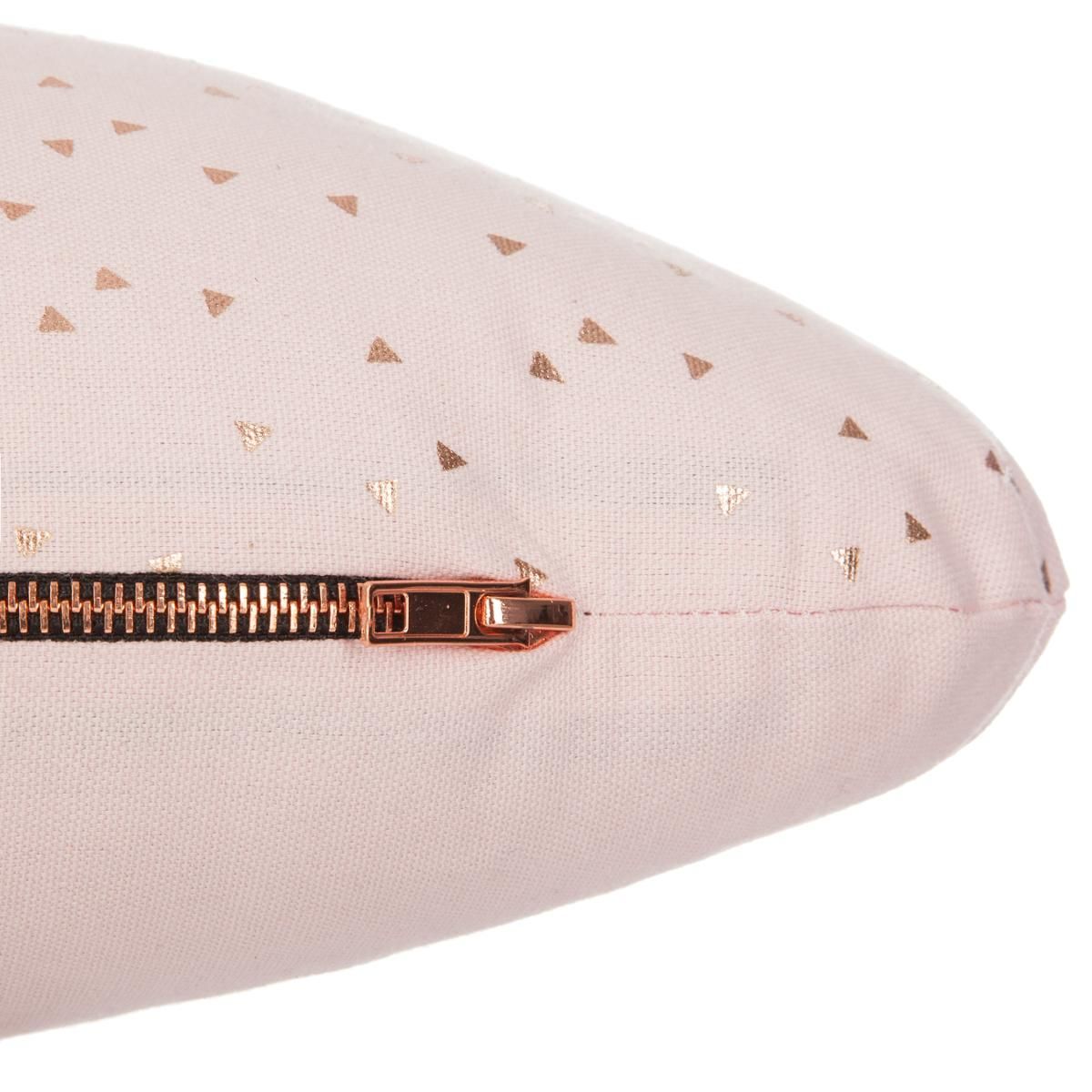 ATMOSPHERA FOR KIDS Coussin déco enfant forme nuage triangles dorés et zip