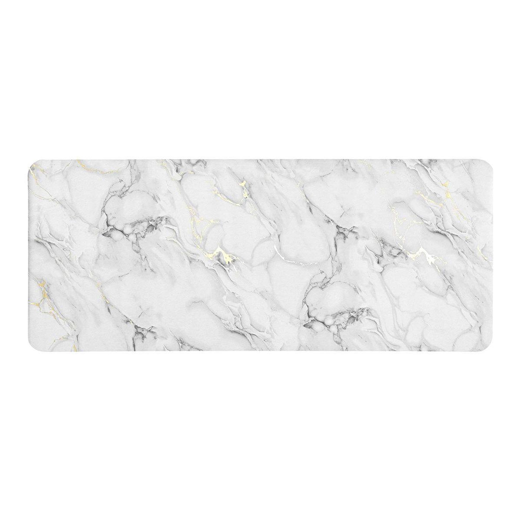 Douceur d'Intérieur Tapis de bain déco  venor  50x120cm gris