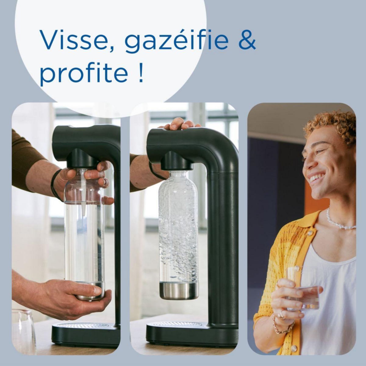 Brita Machine à soda sodaone + carafe + 3 bouteilles