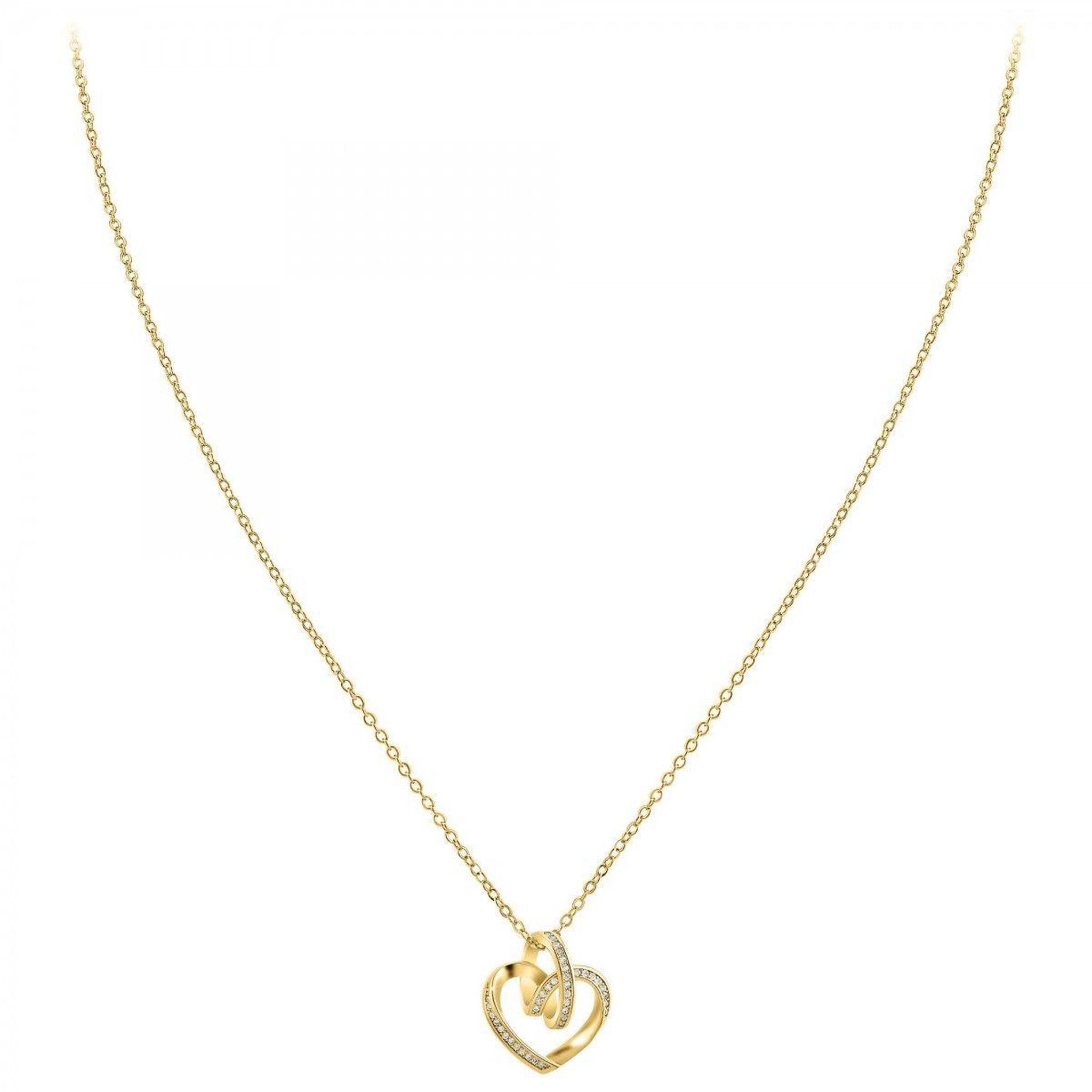 Voir la diapositive 3 : SC BOHEME Collier coeur SC Bohème orné de Zirconium