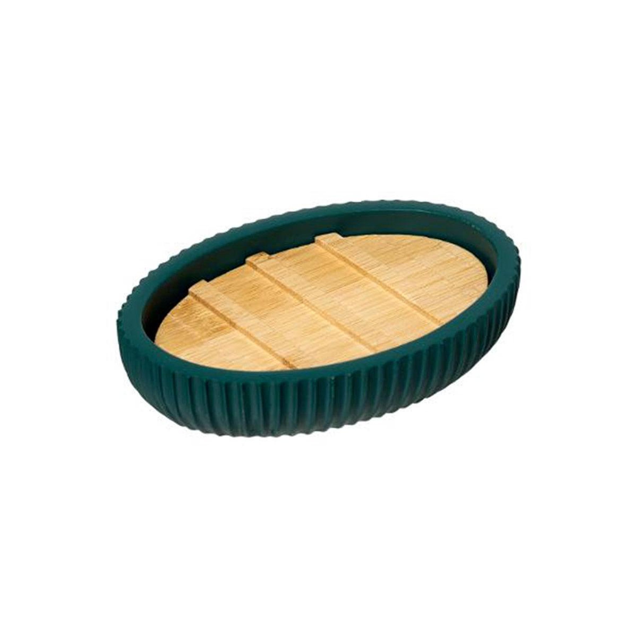 FIVE Porte savon design  modern  12cm pétrole
