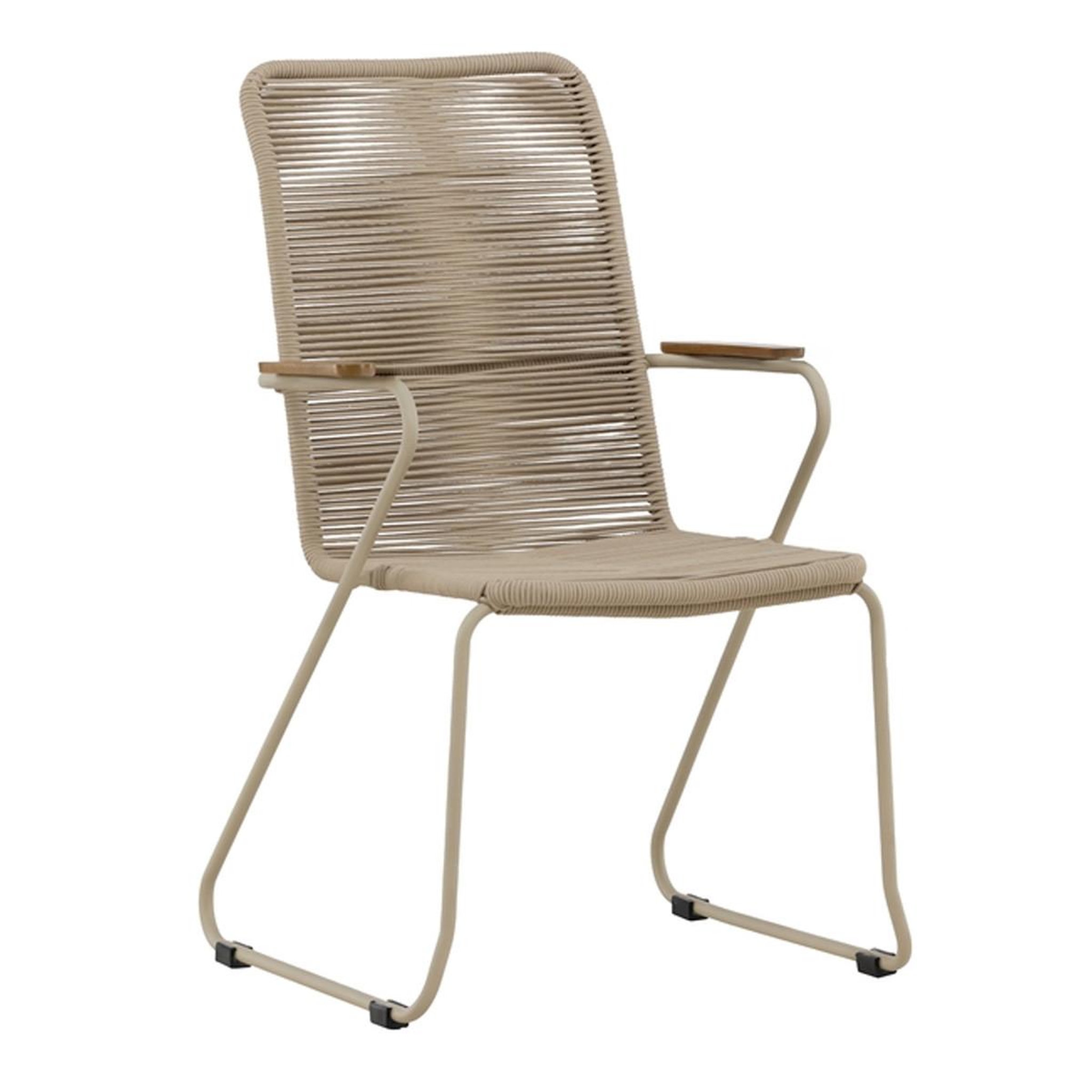 Paris Prix Chaise de jardin empilable  bois  93cm beige