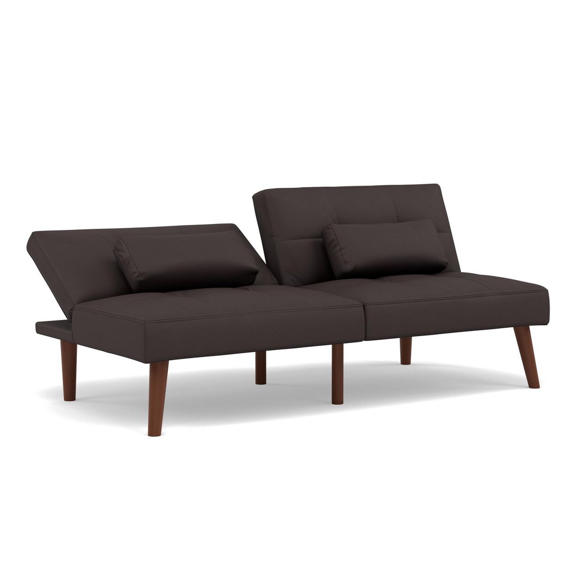 BEST MOBILIER Philae - canapé convertible clic-clac 2 places - en simili