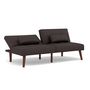 Voir la diapositive 3 : BEST MOBILIER Philae - canapé convertible clic-clac 2 places - en simili