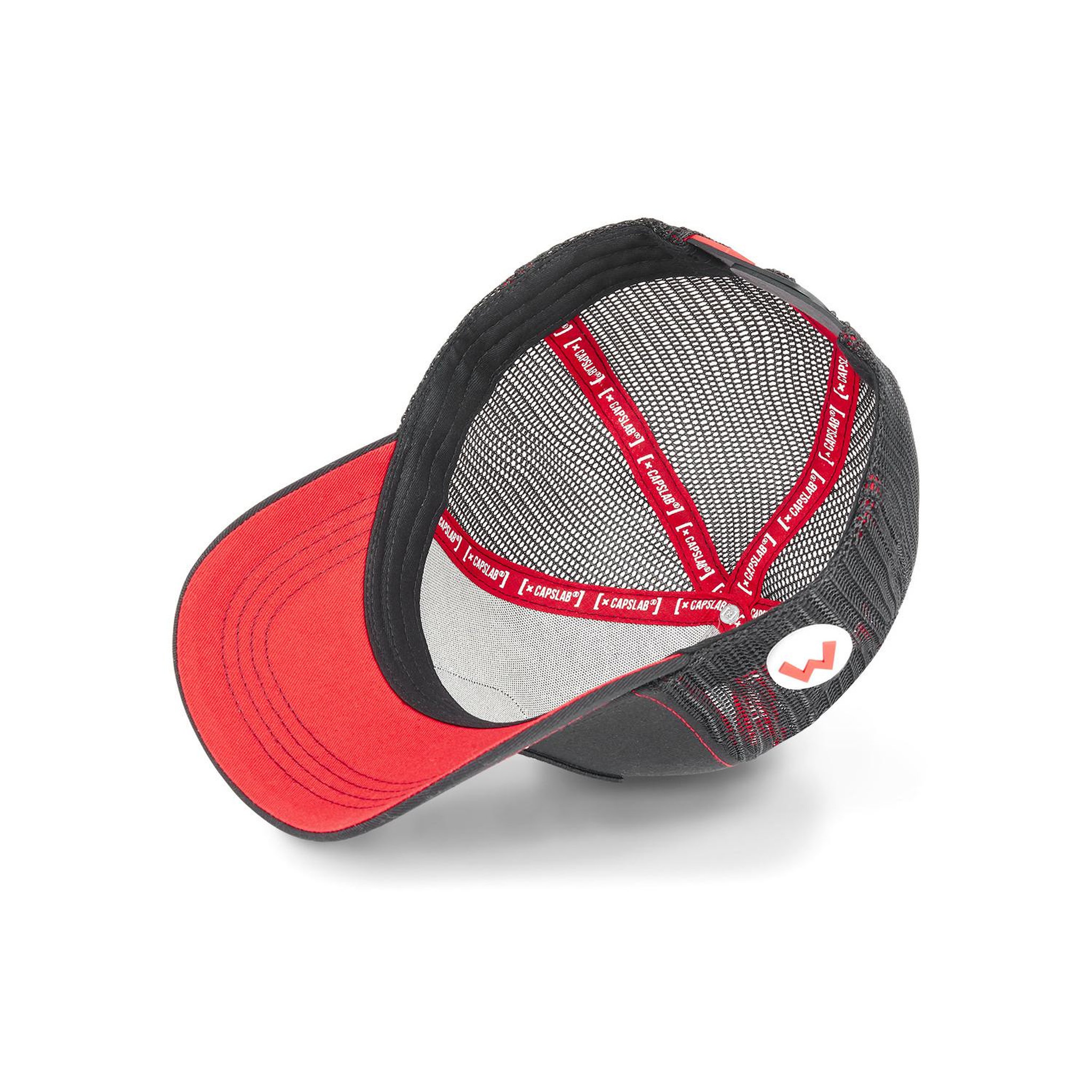 Voir la diapositive 4 : CAPSLAB Casquette trucker avec filet super mario bros mario2