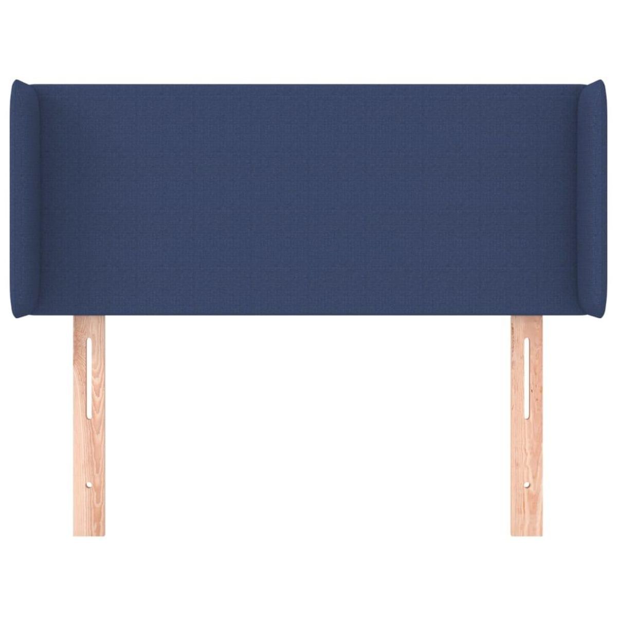 VIDAXL Tete de lit avec oreilles Bleu 83x16x78/88 cm Tissu